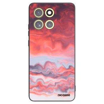 Picasee Μαύρη θήκη σιλικόνης για Motorola Moto G86 Power 5G - Sunset