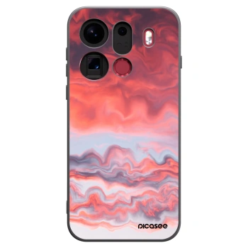 Picasee Μαύρη θήκη σιλικόνης για OPPO Find X9 Pro - Sunset