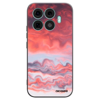 Picasee Μαύρη θήκη σιλικόνης για Xiaomi 17T - Sunset