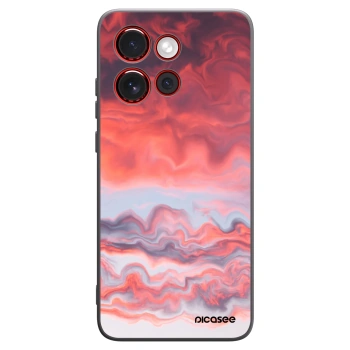 Picasee Μαύρη θήκη σιλικόνης για Motorola Edge 60 Neo 5G - Sunset