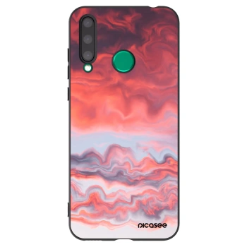 Picasee Μαύρη θήκη σιλικόνης για Honor 20 Lite - Sunset