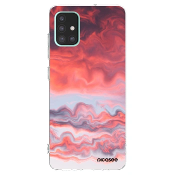 Picasee διαφανής θήκη σιλικόνης Samsung Galaxy A51 A515F - Sunset