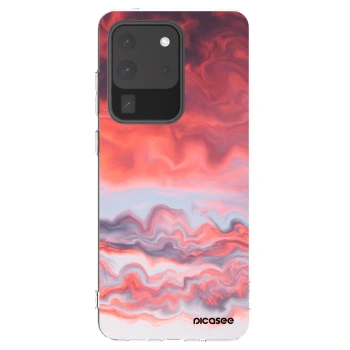 Picasee διαφανής θήκη σιλικόνης Samsung Galaxy S20 Ultra 5G G988F - Sunset