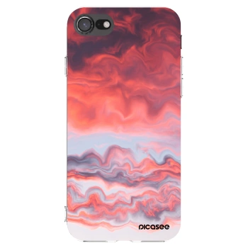 Picasee διαφανής θήκη σιλικόνης Apple iPhone SE 2020 - Sunset