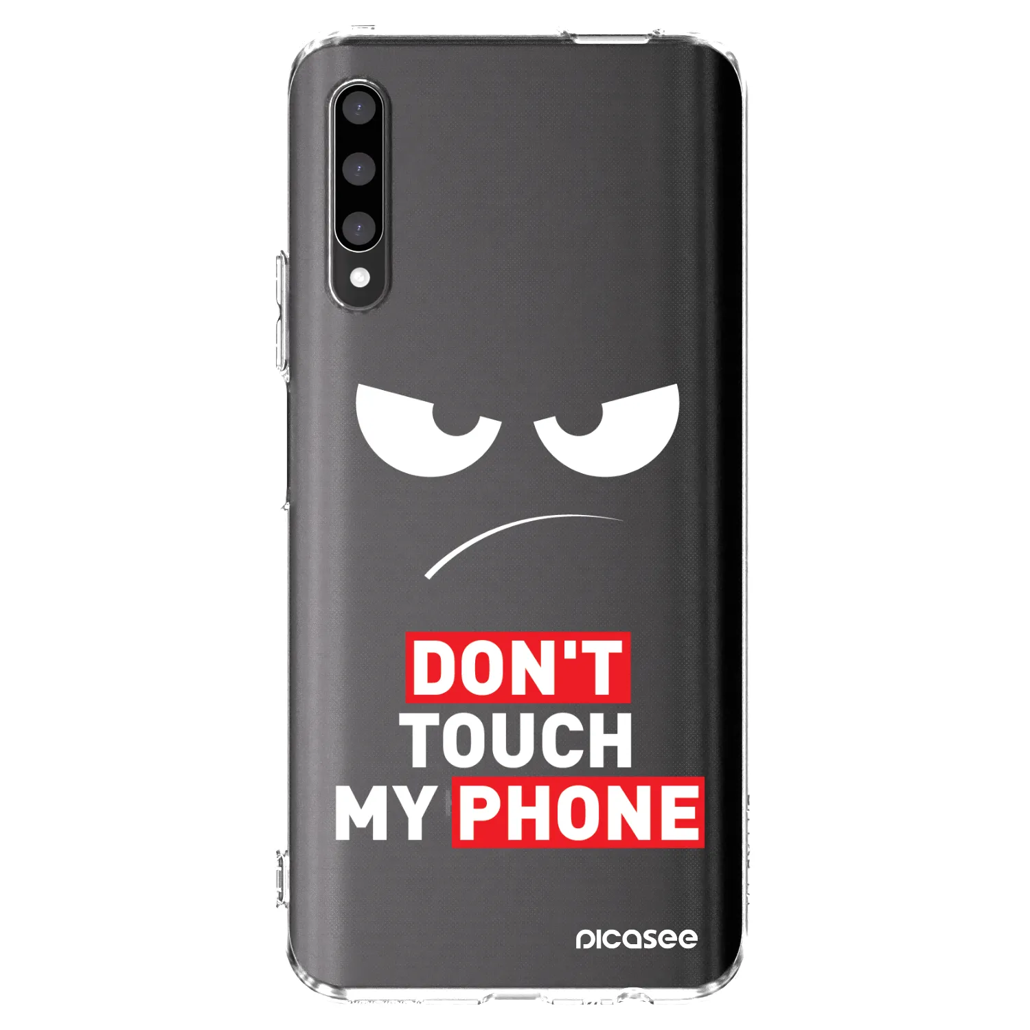 Picasee διαφανής θήκη σιλικόνης Honor 9X Pro - Angry Eyes - Transparent
