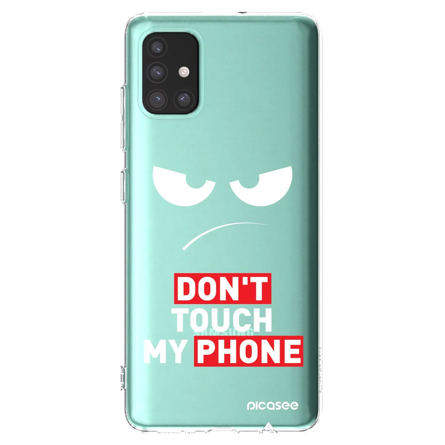 Picasee διαφανής θήκη σιλικόνης Samsung Galaxy M51 M515F - Angry Eyes - Transparent