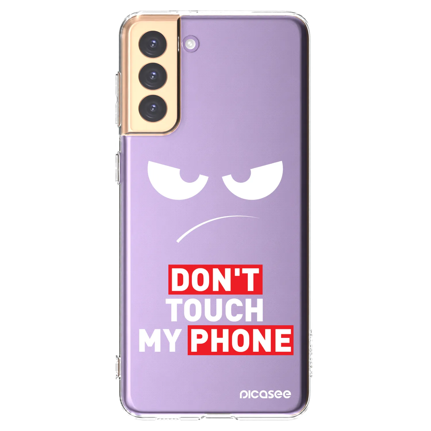 Picasee διαφανής θήκη σιλικόνης Samsung Galaxy S21+ 5G G996F - Angry Eyes - Transparent