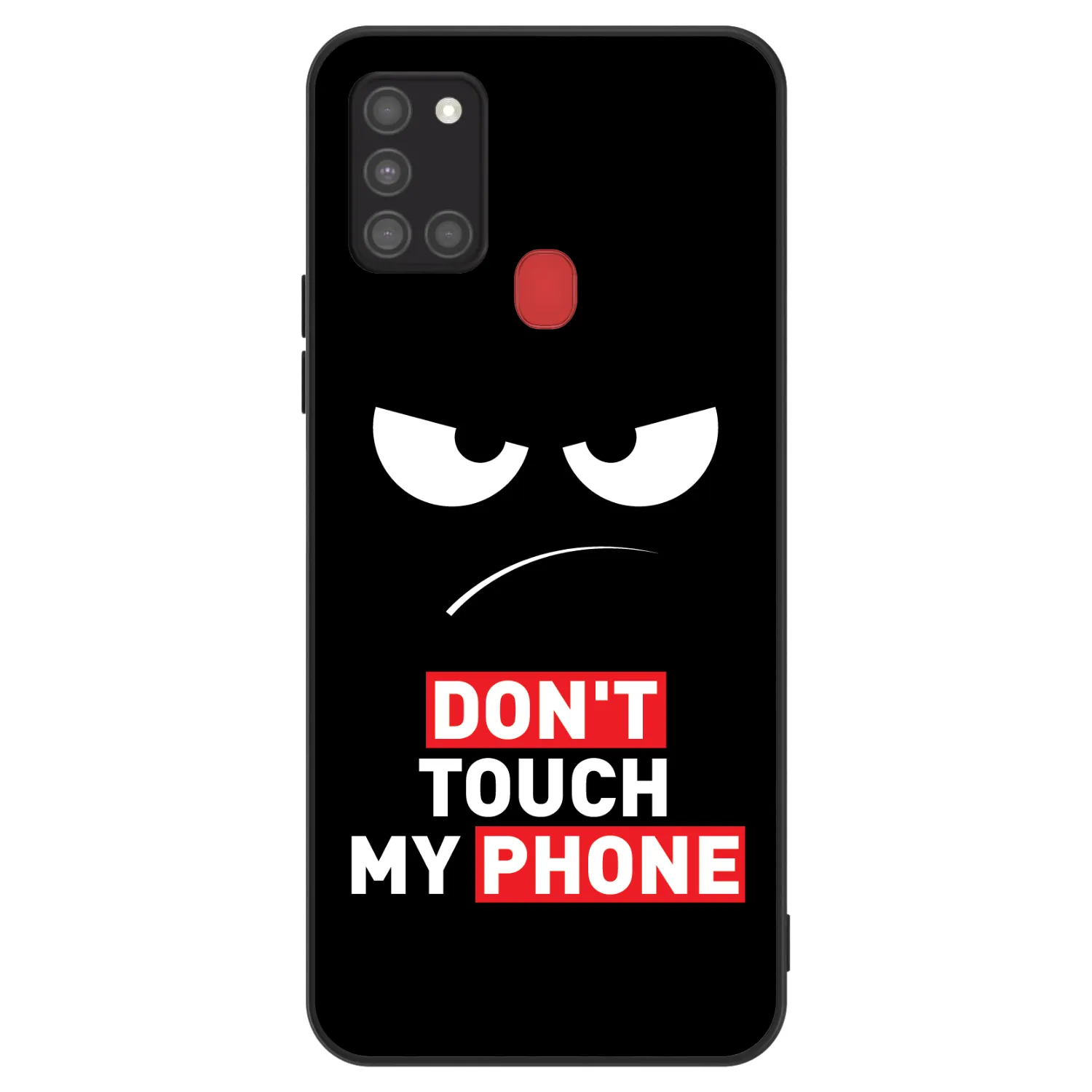 Picasee ULTIMATE CASE για Samsung Galaxy A21s - Angry Eyes - Transparent