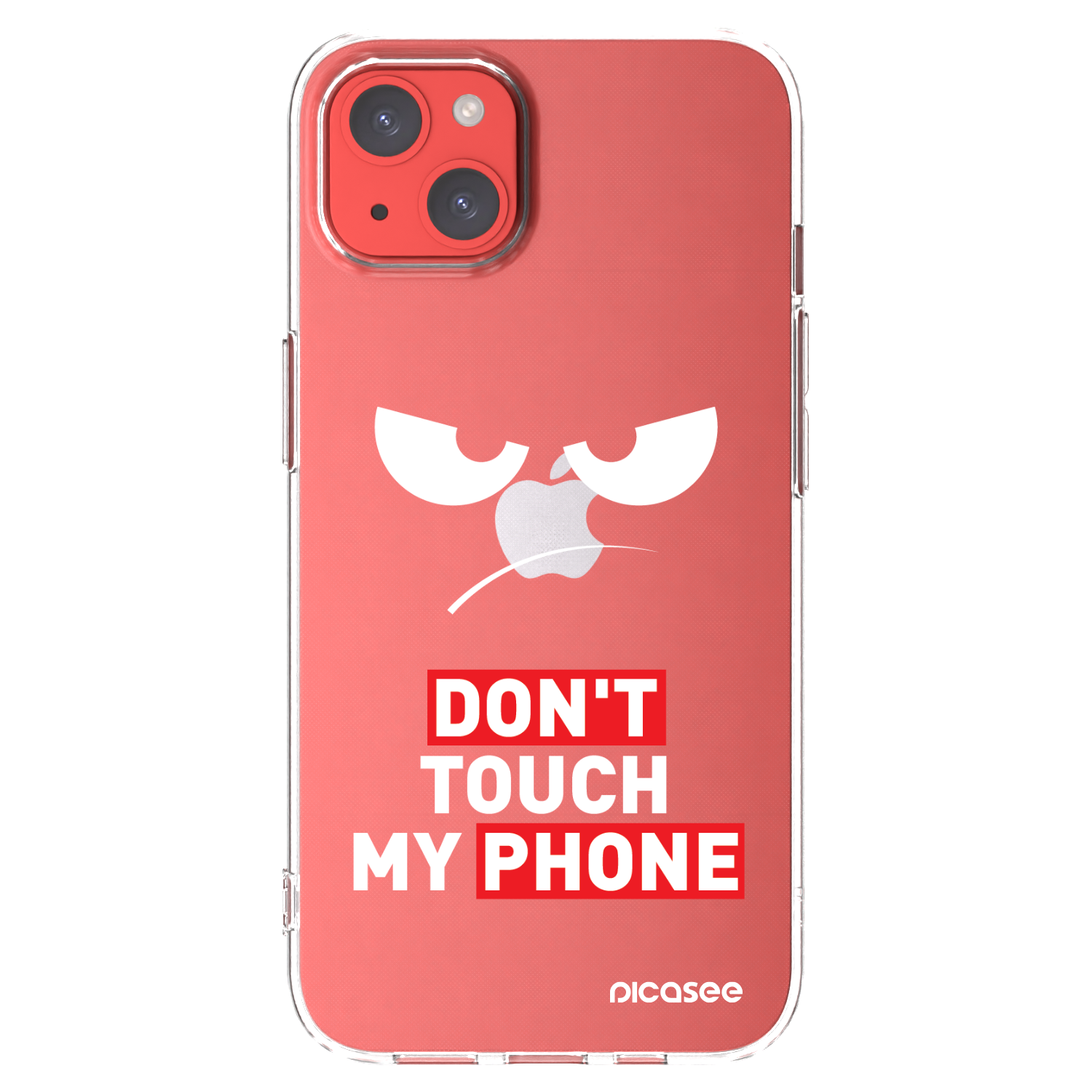 Picasee διαφανής θήκη σιλικόνης Apple iPhone 13 - Angry Eyes - Transparent