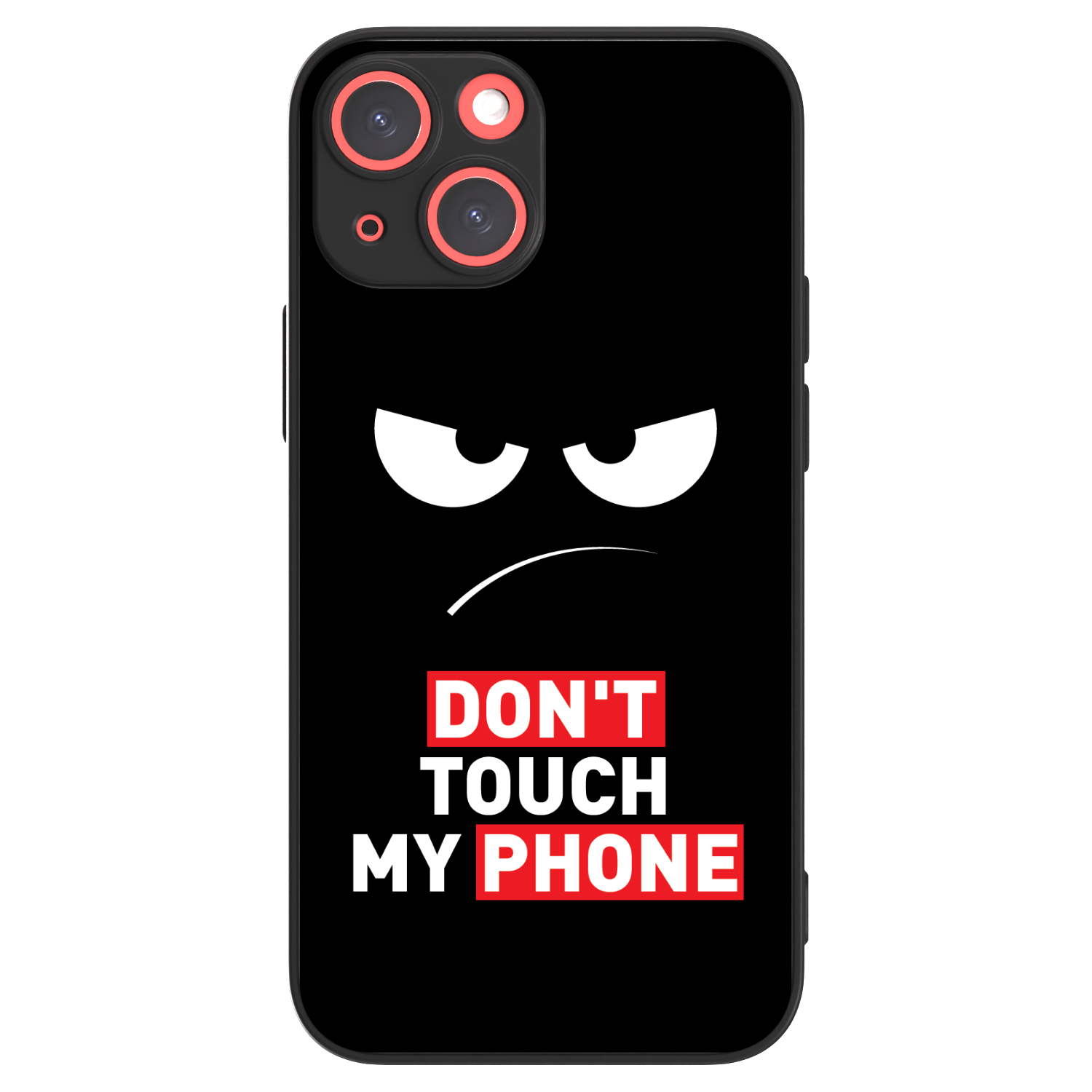 Picasee ULTIMATE CASE για Apple iPhone 13 mini - Angry Eyes - Transparent