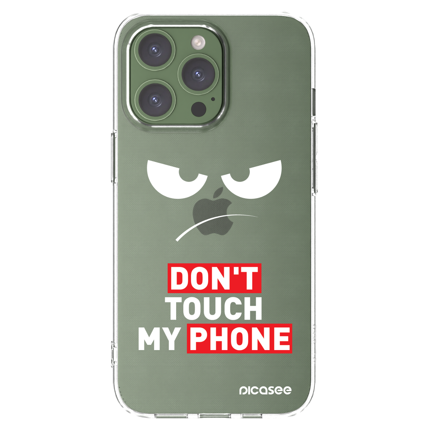 Picasee διαφανής θήκη σιλικόνης Apple iPhone 13 Pro - Angry Eyes - Transparent
