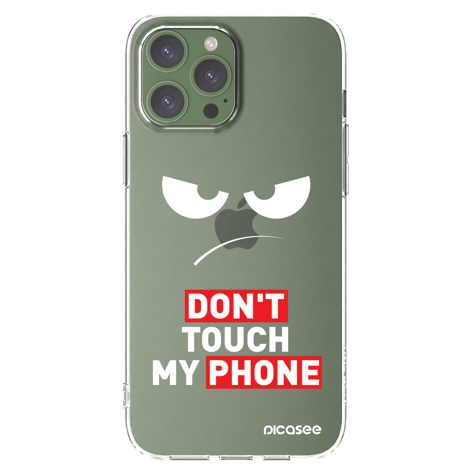 Picasee διαφανής θήκη σιλικόνης Apple iPhone 13 Pro Max - Angry Eyes - Transparent