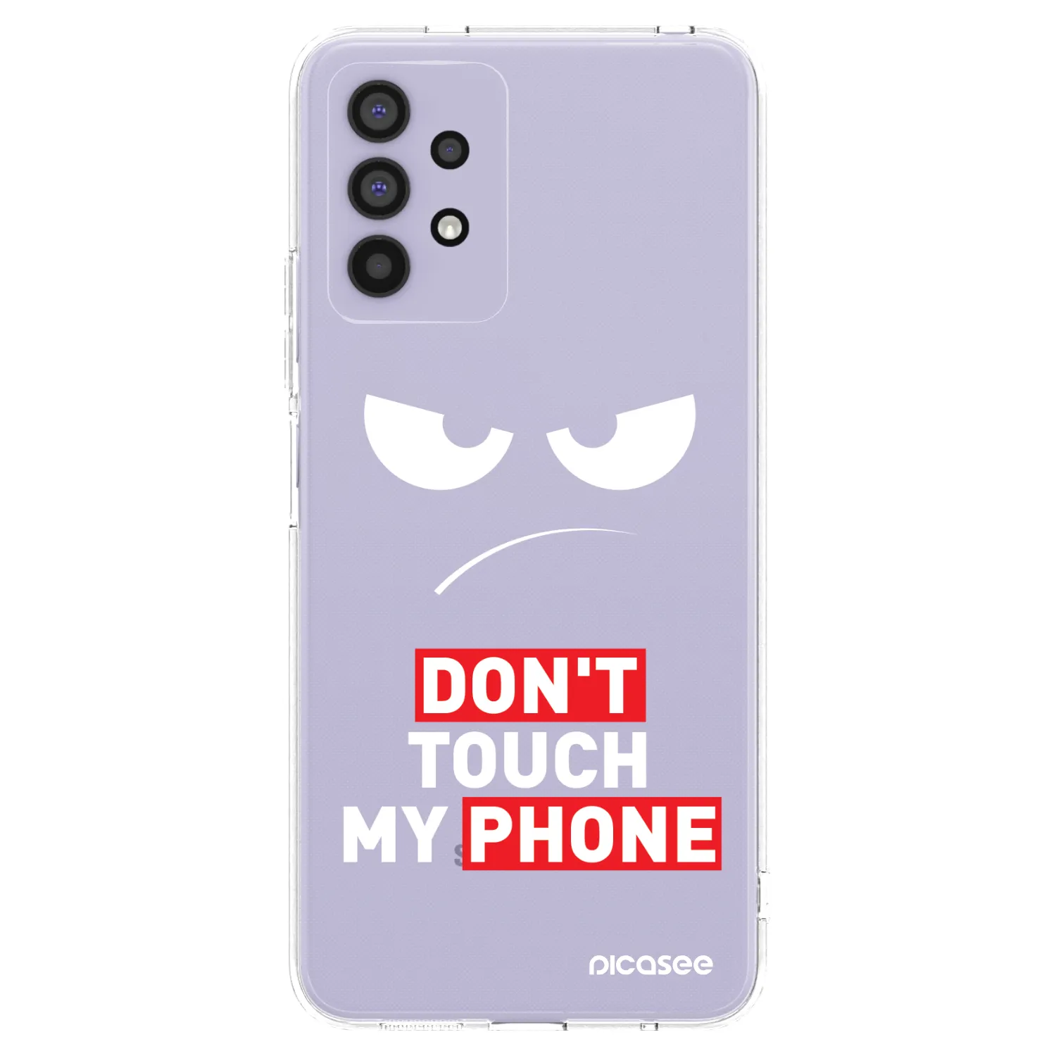 Picasee διαφανής θήκη σιλικόνης Samsung Galaxy A32 4G SM-A325F - Angry Eyes - Transparent