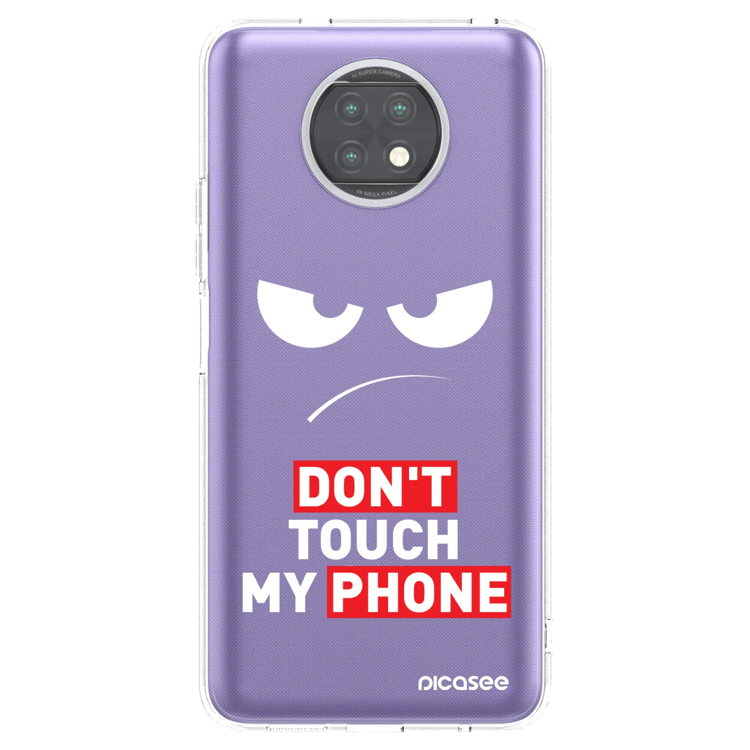 Picasee διαφανής θήκη σιλικόνης Xiaomi Redmi Note 9T - Angry Eyes - Transparent
