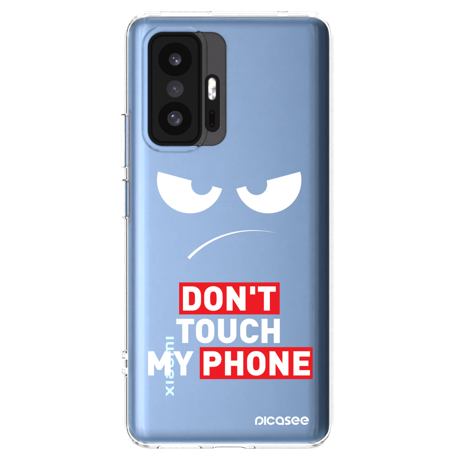 Picasee διαφανής θήκη σιλικόνης Xiaomi 11T Pro - Angry Eyes - Transparent