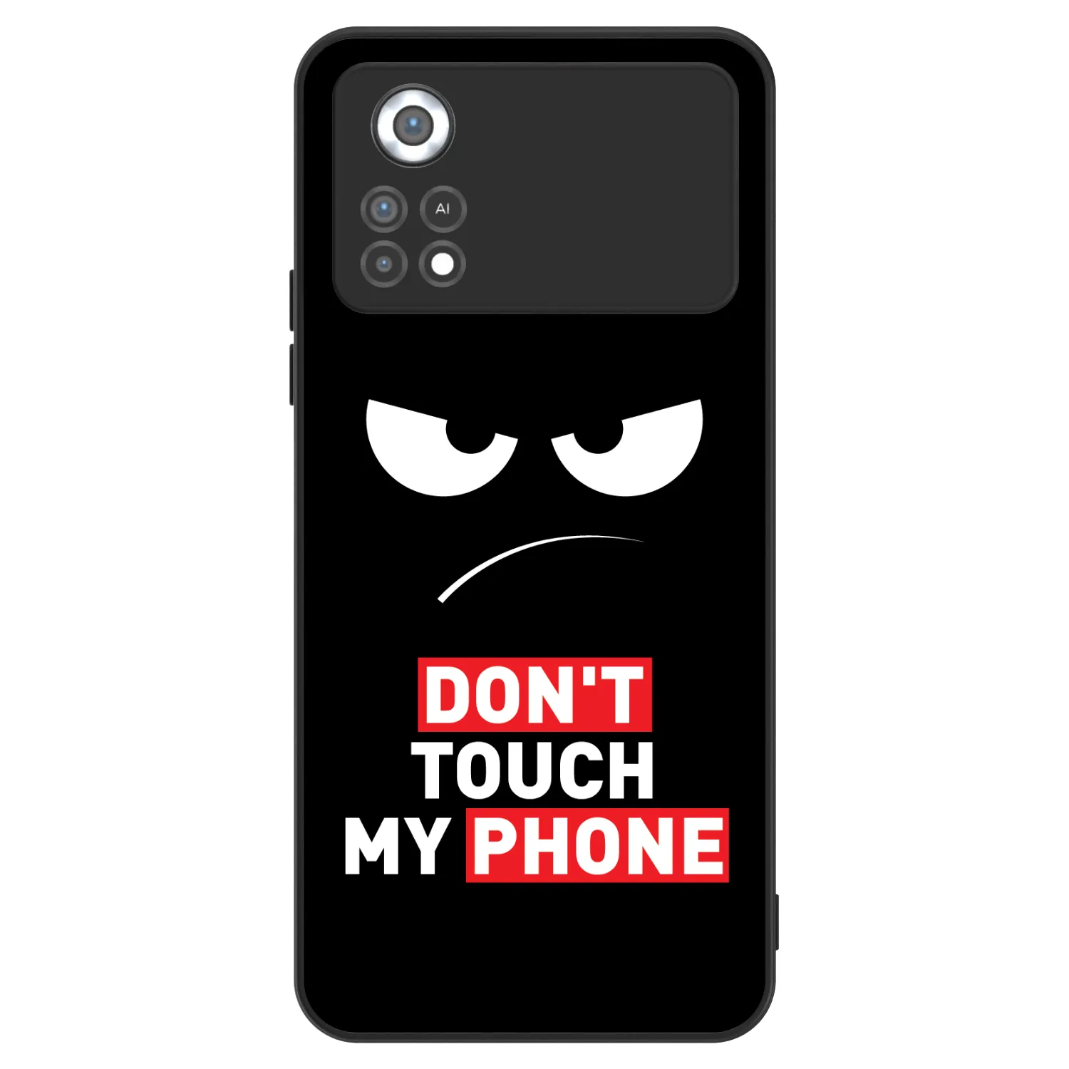 Picasee ULTIMATE CASE για Xiaomi Poco X4 Pro 5G - Angry Eyes - Transparent