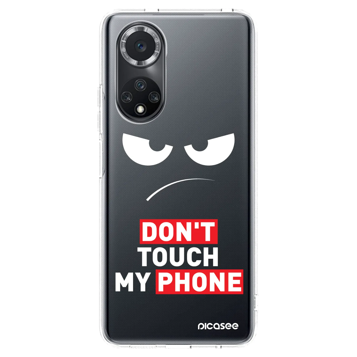 Picasee διαφανής θήκη σιλικόνης Huawei Nova 9 SE - Angry Eyes - Transparent