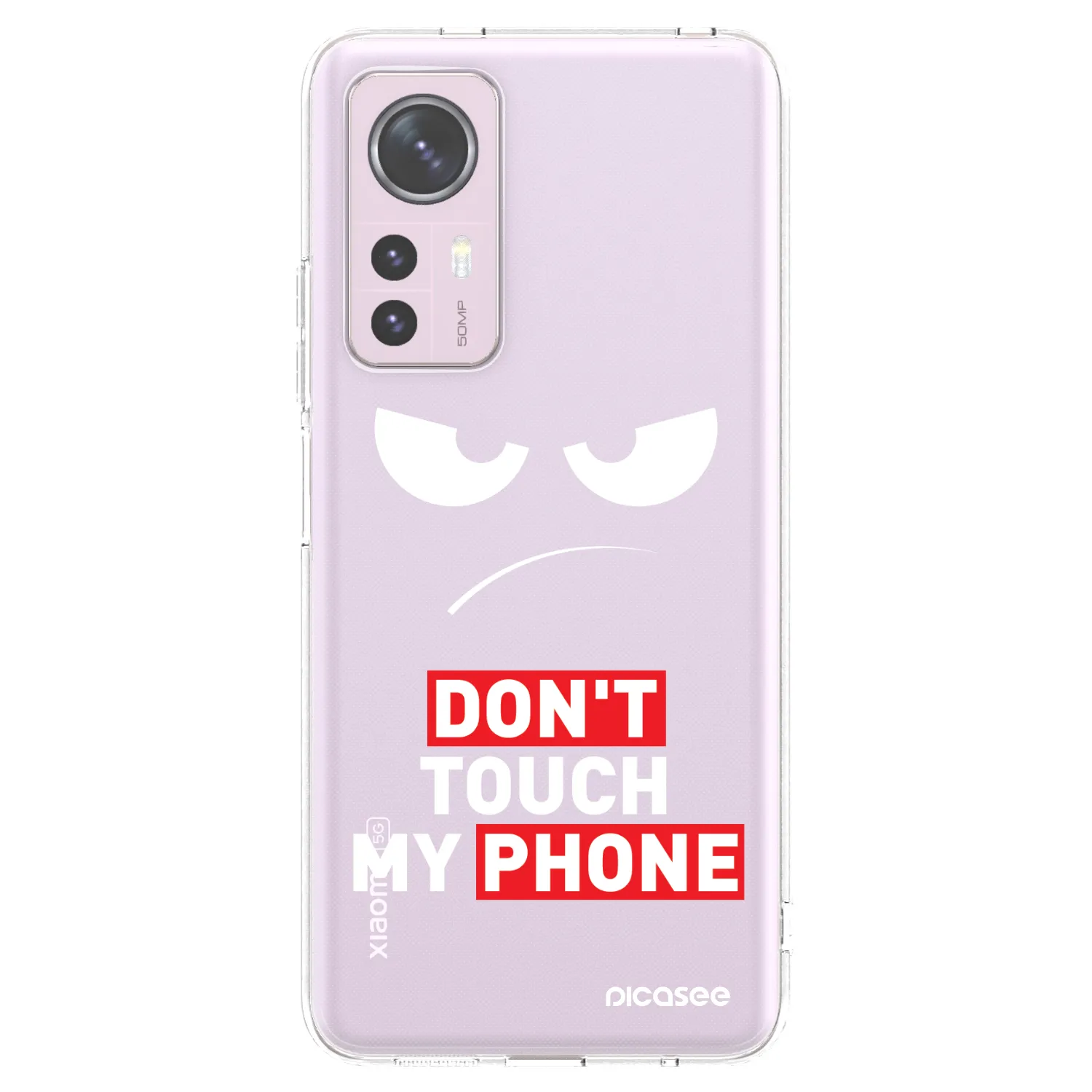 Picasee διαφανής θήκη σιλικόνης Xiaomi 12 - Angry Eyes - Transparent