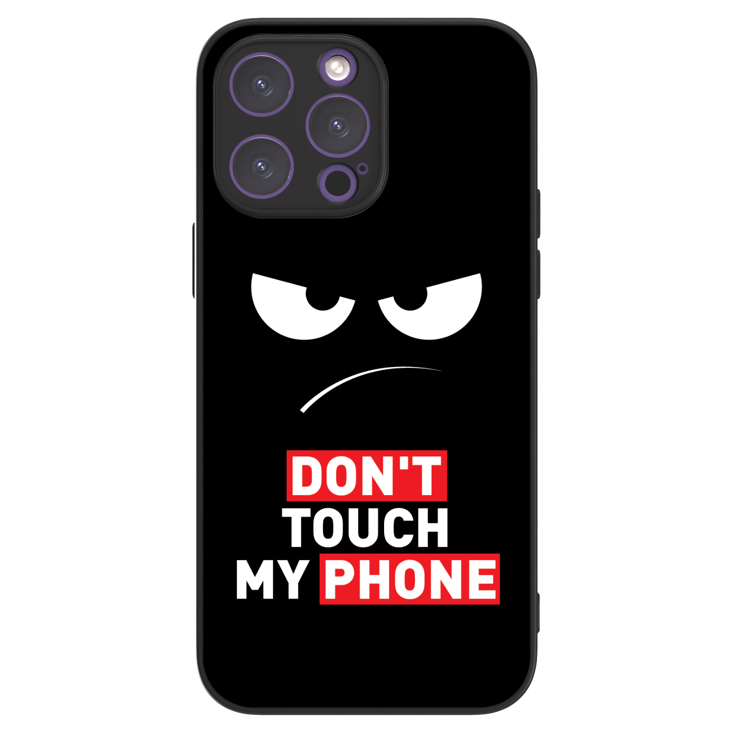 Picasee ULTIMATE CASE για Apple iPhone 14 Pro Max - Angry Eyes - Transparent