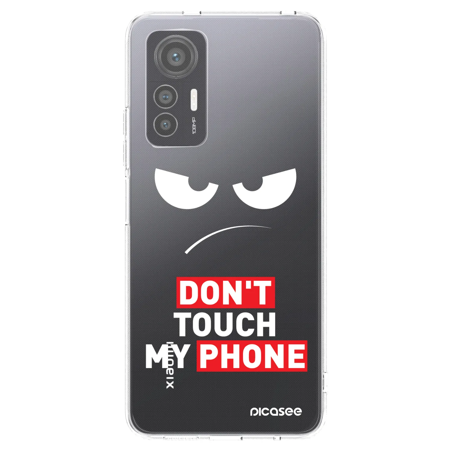 Picasee διαφανής θήκη σιλικόνης Xiaomi 12 Lite - Angry Eyes - Transparent