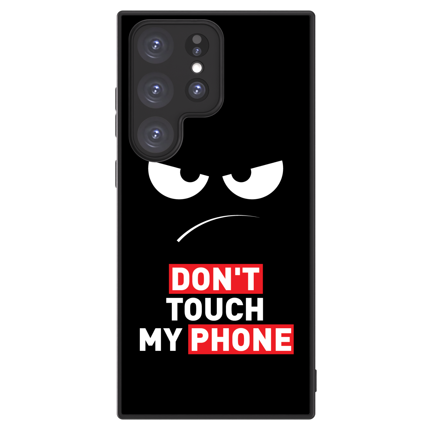 Picasee ULTIMATE CASE για Samsung Galaxy S23 Ultra 5G - Angry Eyes - Transparent