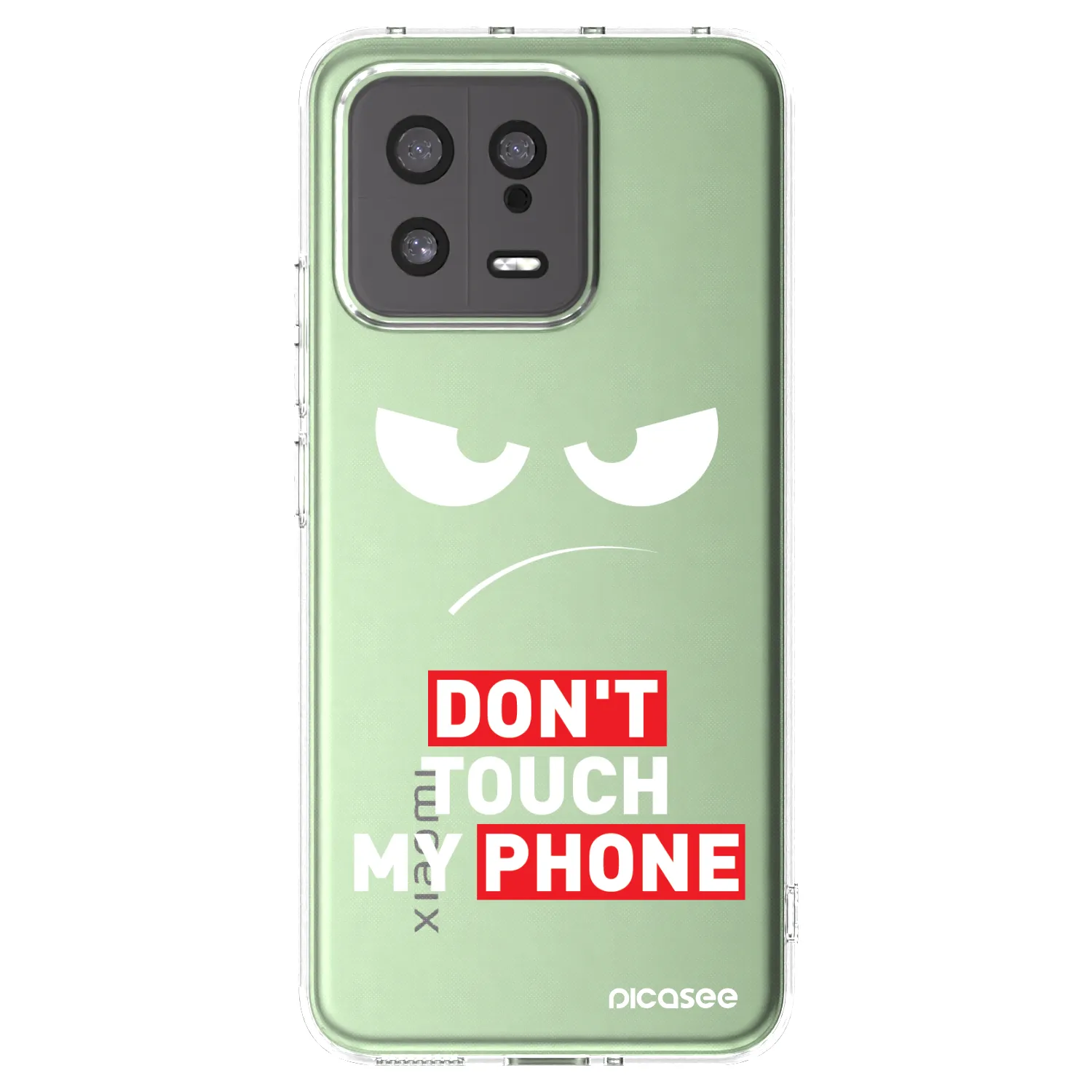 Picasee διαφανής θήκη σιλικόνης Xiaomi 13 - Angry Eyes - Transparent
