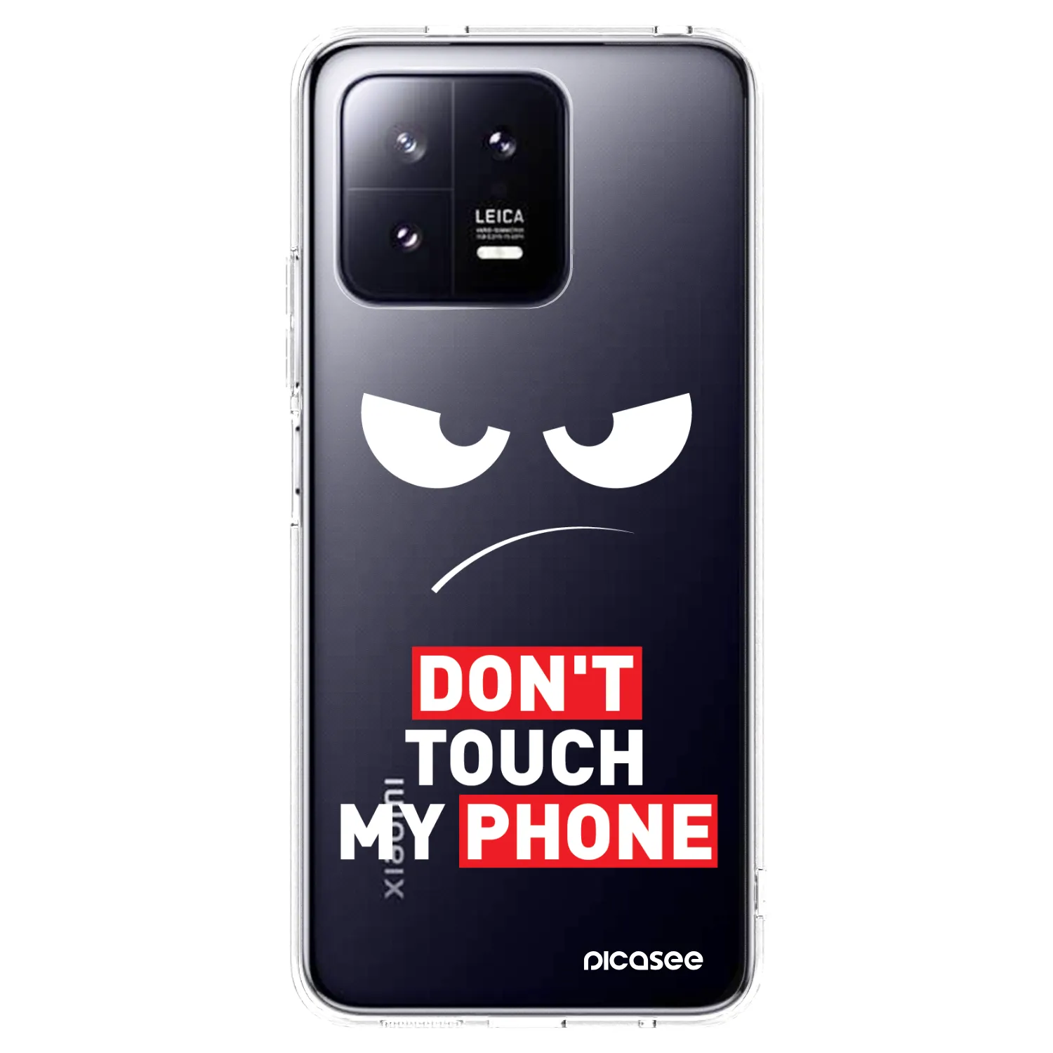 Picasee διαφανής θήκη σιλικόνης Xiaomi 13 Pro - Angry Eyes - Transparent