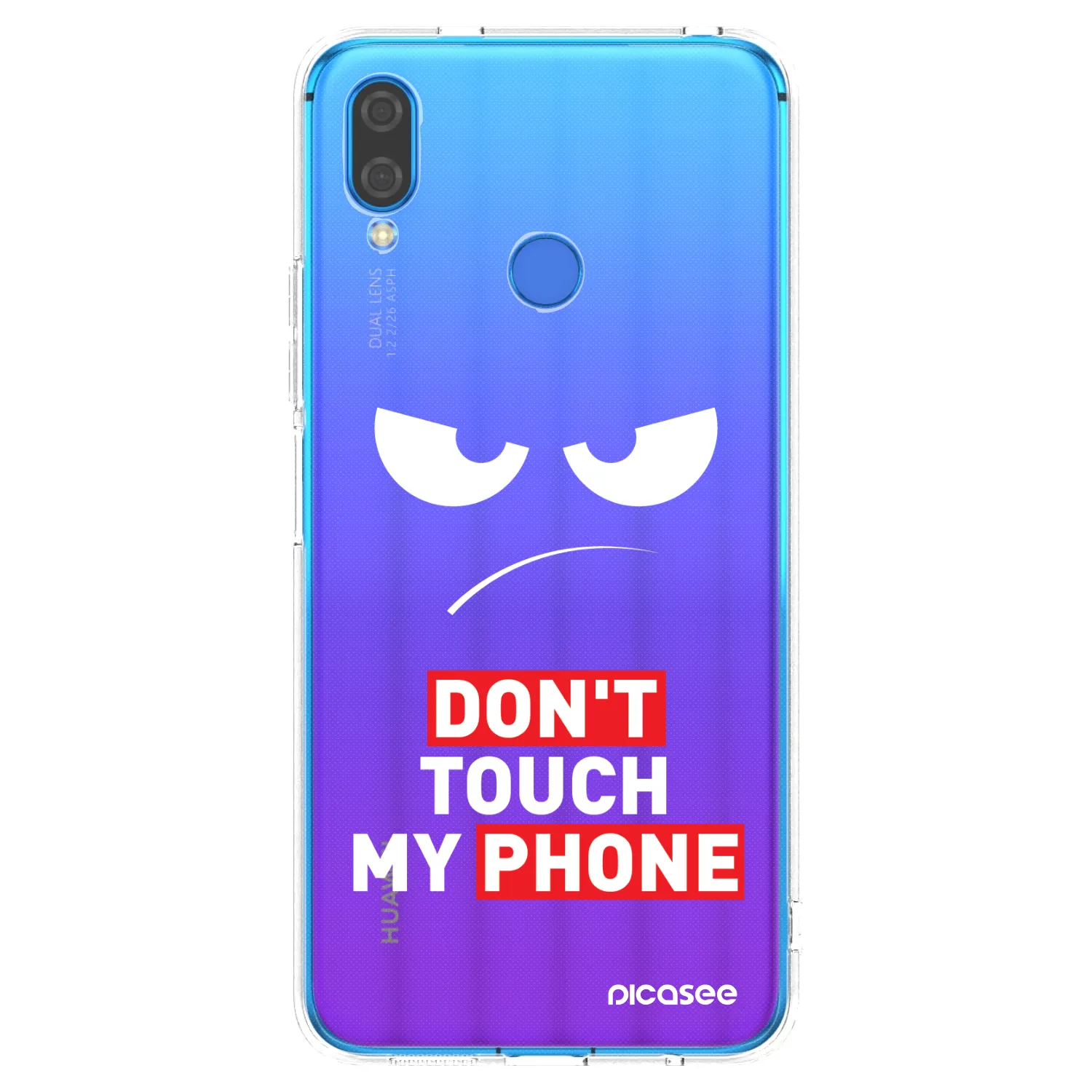 Picasee διαφανής θήκη σιλικόνης Huawei Nova 3i - Angry Eyes - Transparent