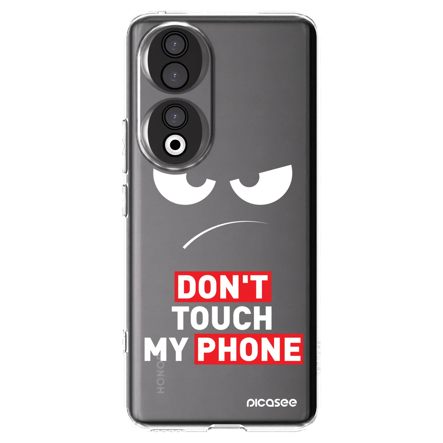 Picasee διαφανής θήκη σιλικόνης Honor 90 5G - Angry Eyes - Transparent