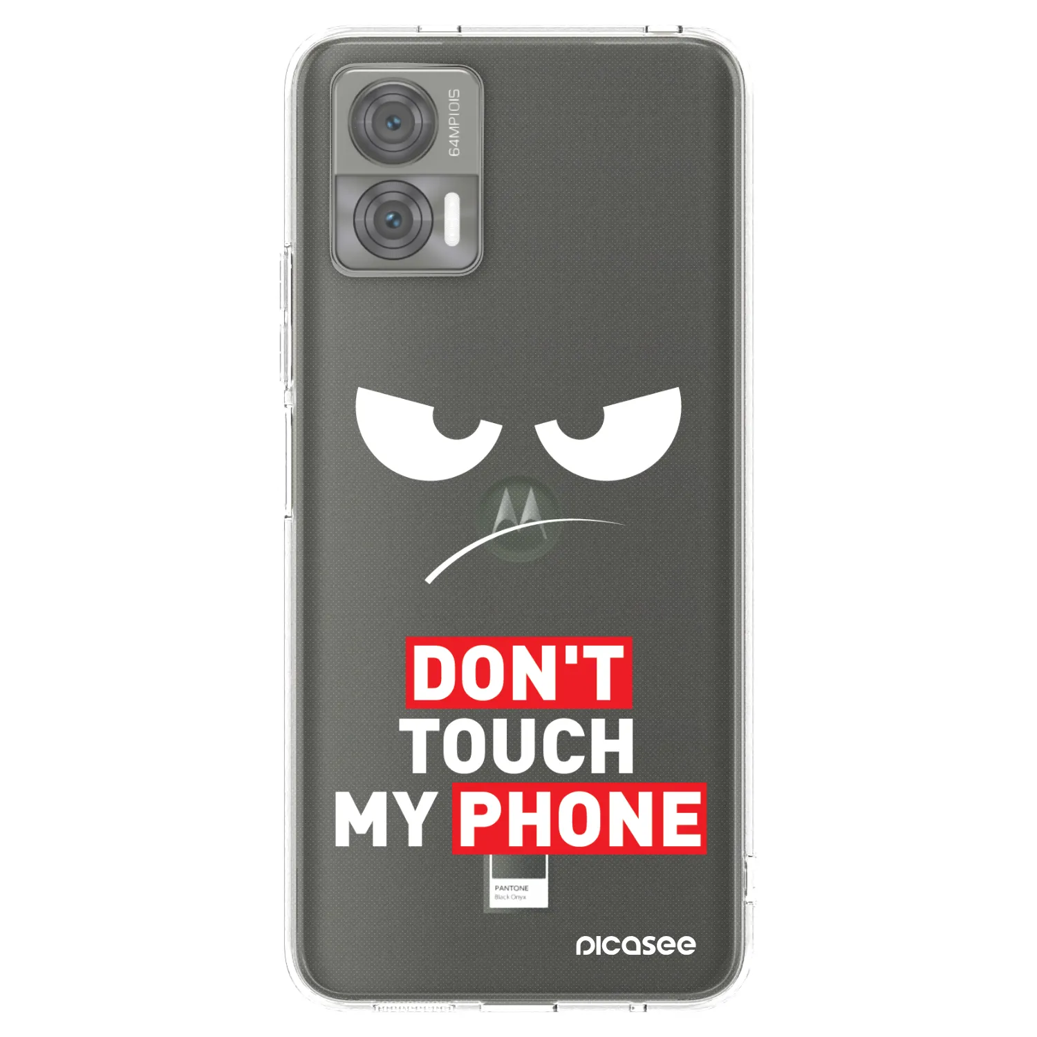 Picasee διαφανής θήκη σιλικόνης Motorola Edge 30 Neo - Angry Eyes - Transparent