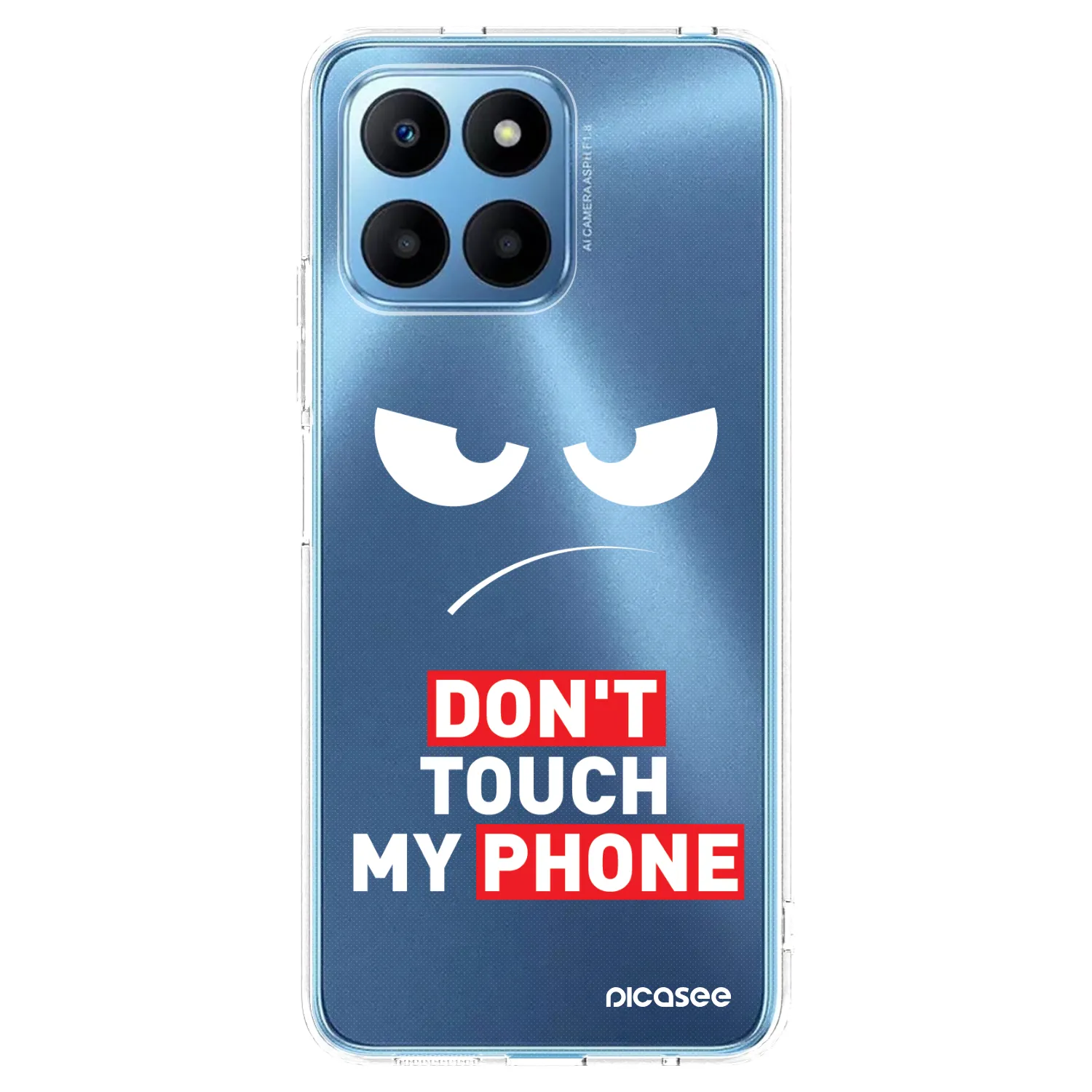 Picasee διαφανής θήκη σιλικόνης Honor 70 Lite - Angry Eyes - Transparent