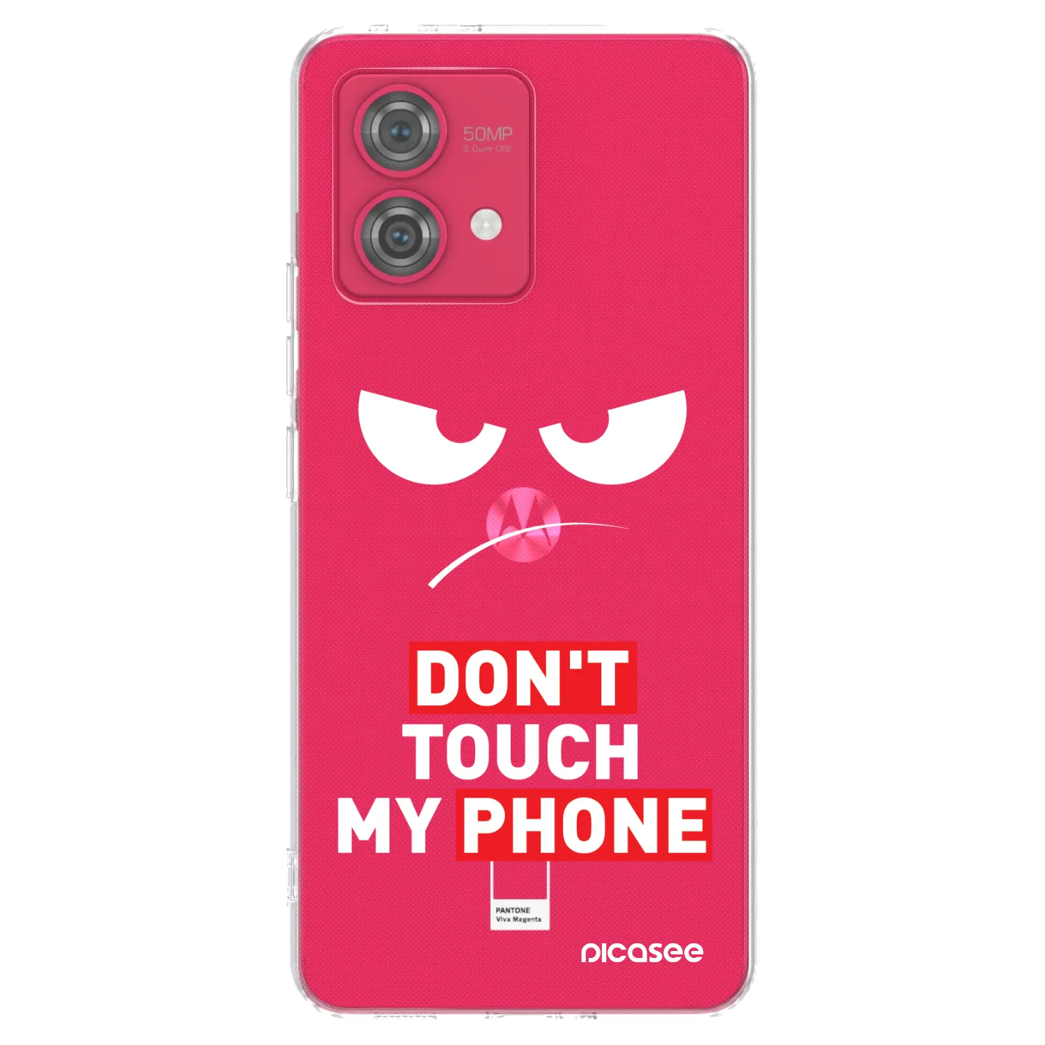 Picasee διαφανής θήκη σιλικόνης Motorola Moto G84 5G - Angry Eyes - Transparent