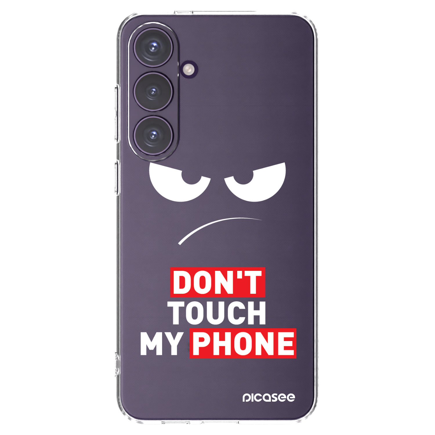 Picasee διαφανής θήκη σιλικόνης Samsung Galaxy S24+ S926B 5G - Angry Eyes - Transparent