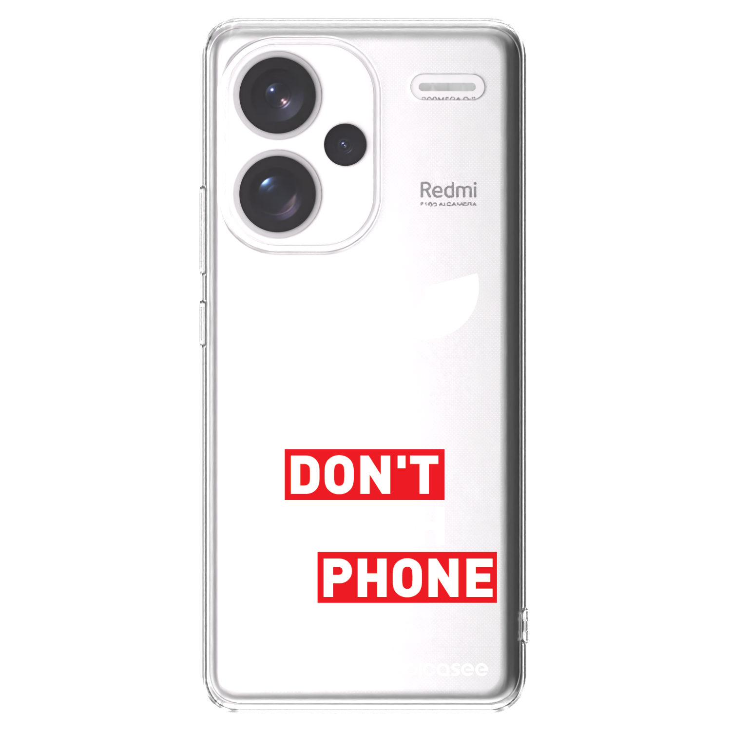 Picasee διαφανής θήκη σιλικόνης Xiaomi Redmi Note 13 Pro+ 5G - Angry Eyes - Transparent