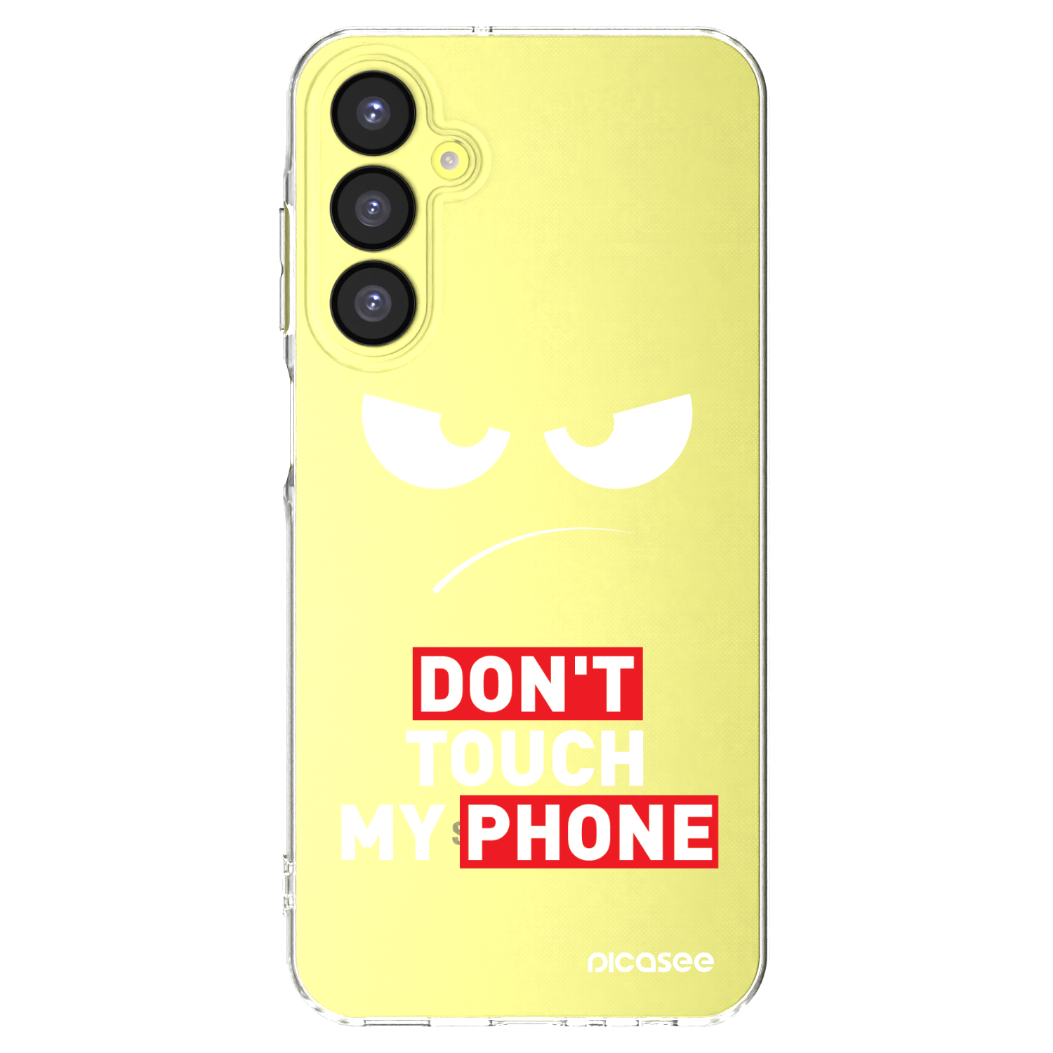 Picasee διαφανής θήκη σιλικόνης Samsung Galaxy A25 A256B 5G - Angry Eyes - Transparent