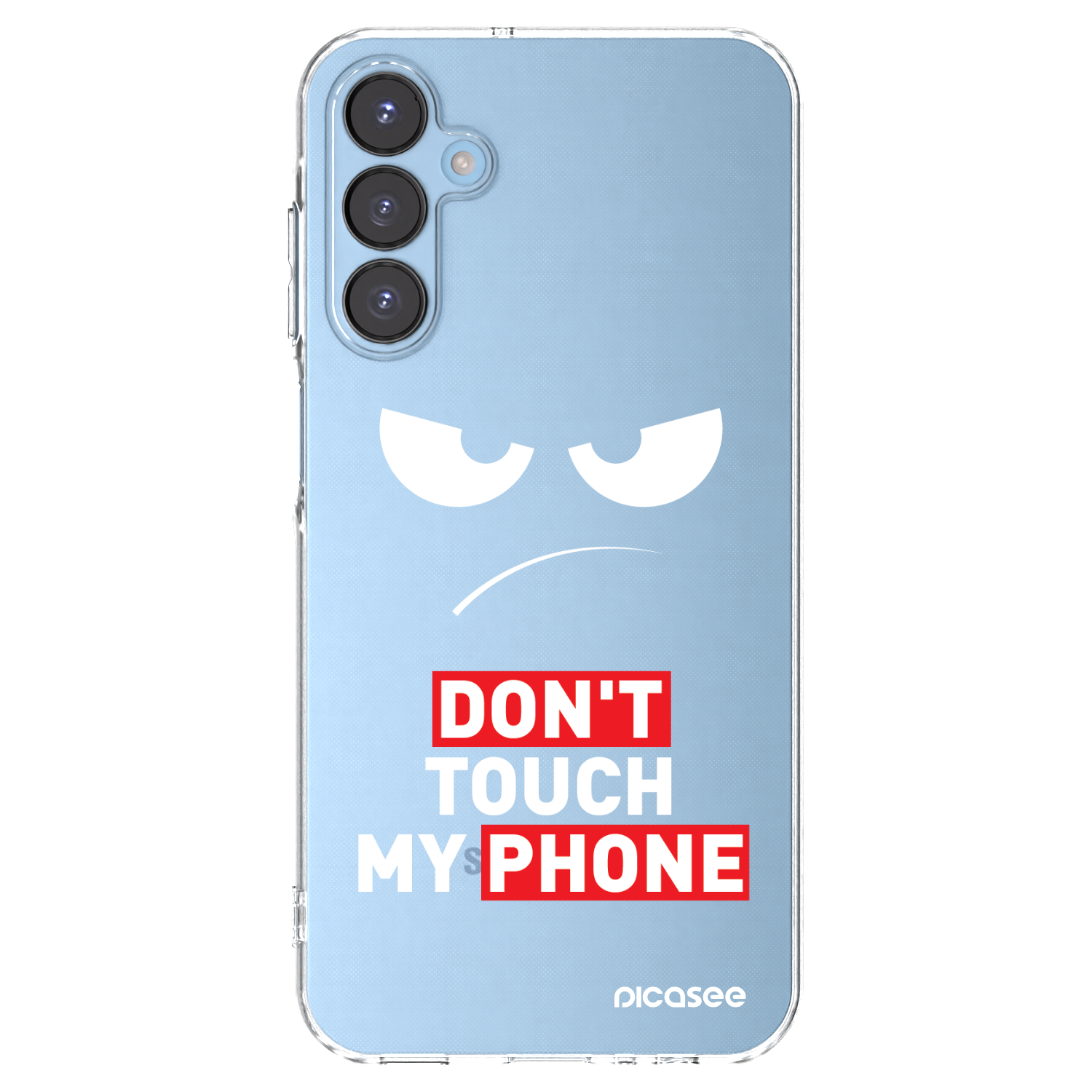 Picasee διαφανής θήκη σιλικόνης Samsung Galaxy A15 A156B 5G - Angry Eyes - Transparent