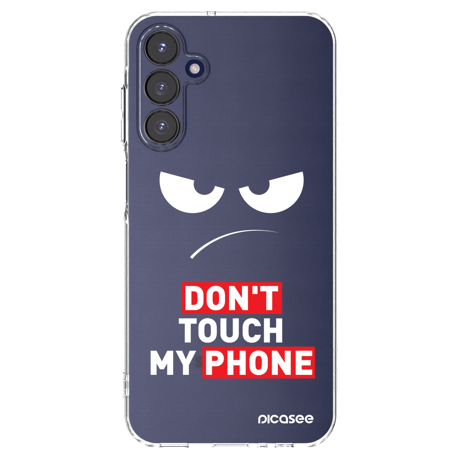 Picasee διαφανής θήκη σιλικόνης Samsung Galaxy A15 A155F 4G - Angry Eyes - Transparent