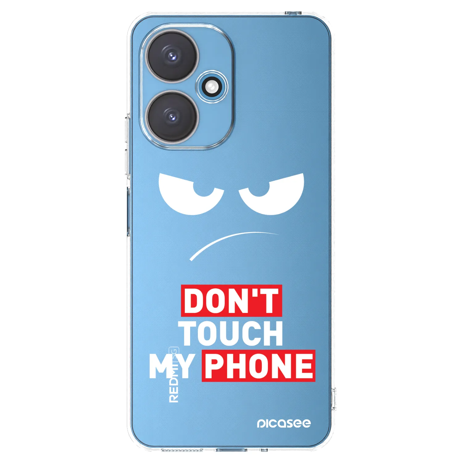 Picasee διαφανής θήκη σιλικόνης Xiaomi Redmi 13C 5G - Angry Eyes - Transparent