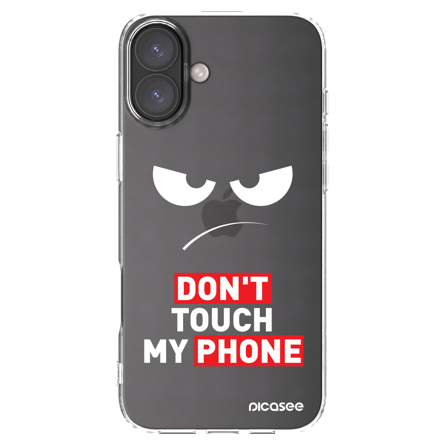 Picasee διαφανής θήκη σιλικόνης Apple iPhone 16 Plus - Angry Eyes - Transparent