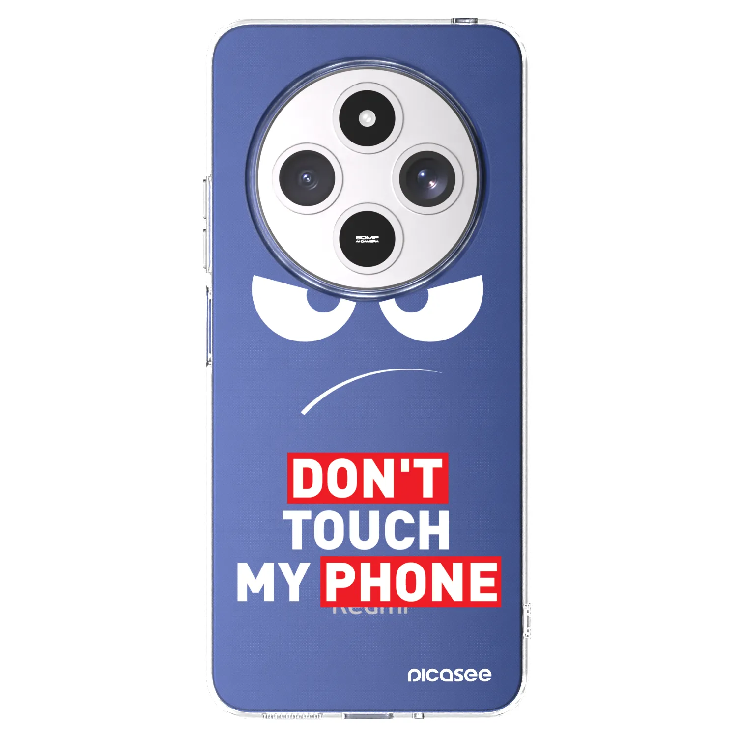 Picasee διαφανής θήκη σιλικόνης Xiaomi Redmi 14C - Angry Eyes - Transparent