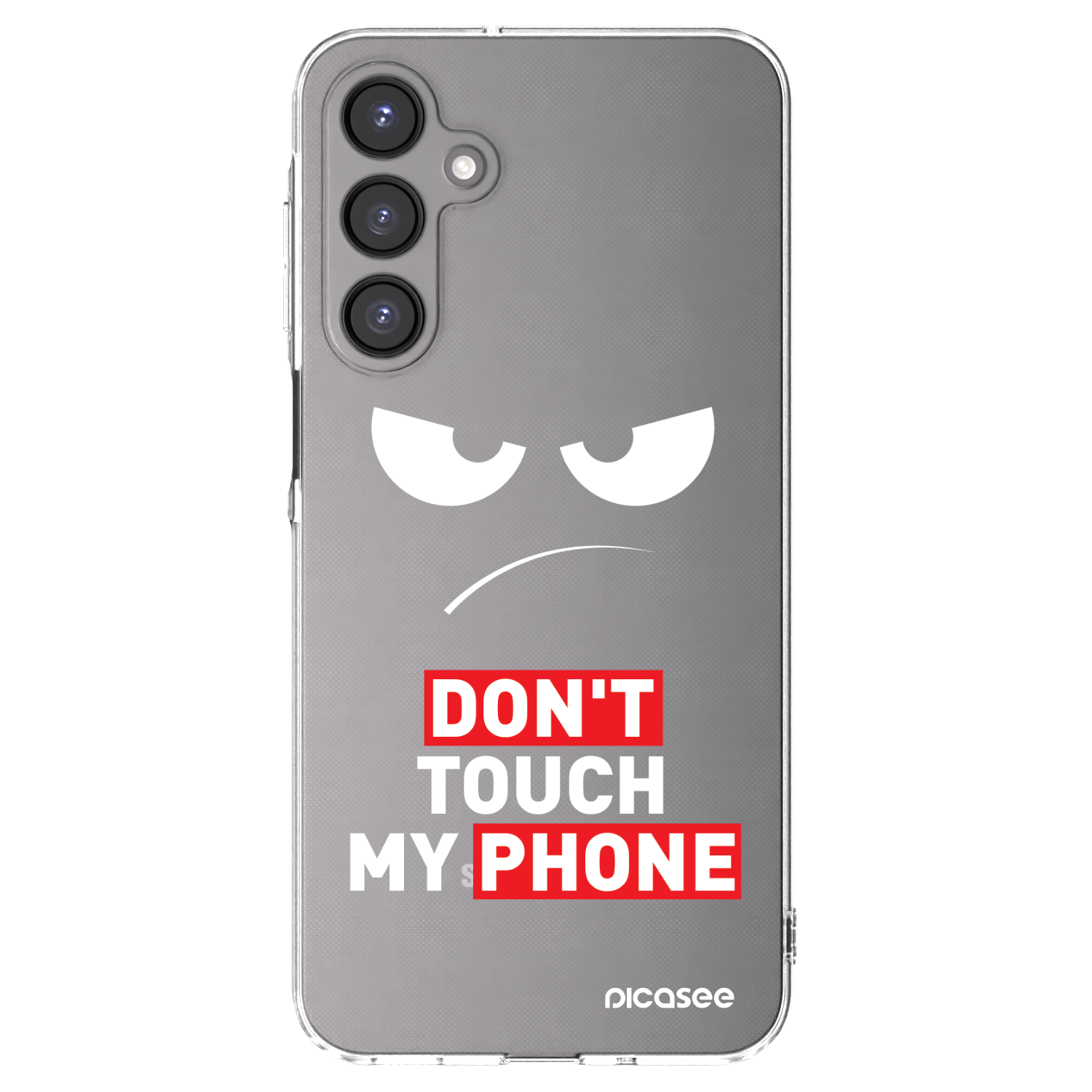 Picasee διαφανής θήκη σιλικόνης Samsung Galaxy A16 5G - Angry Eyes - Transparent
