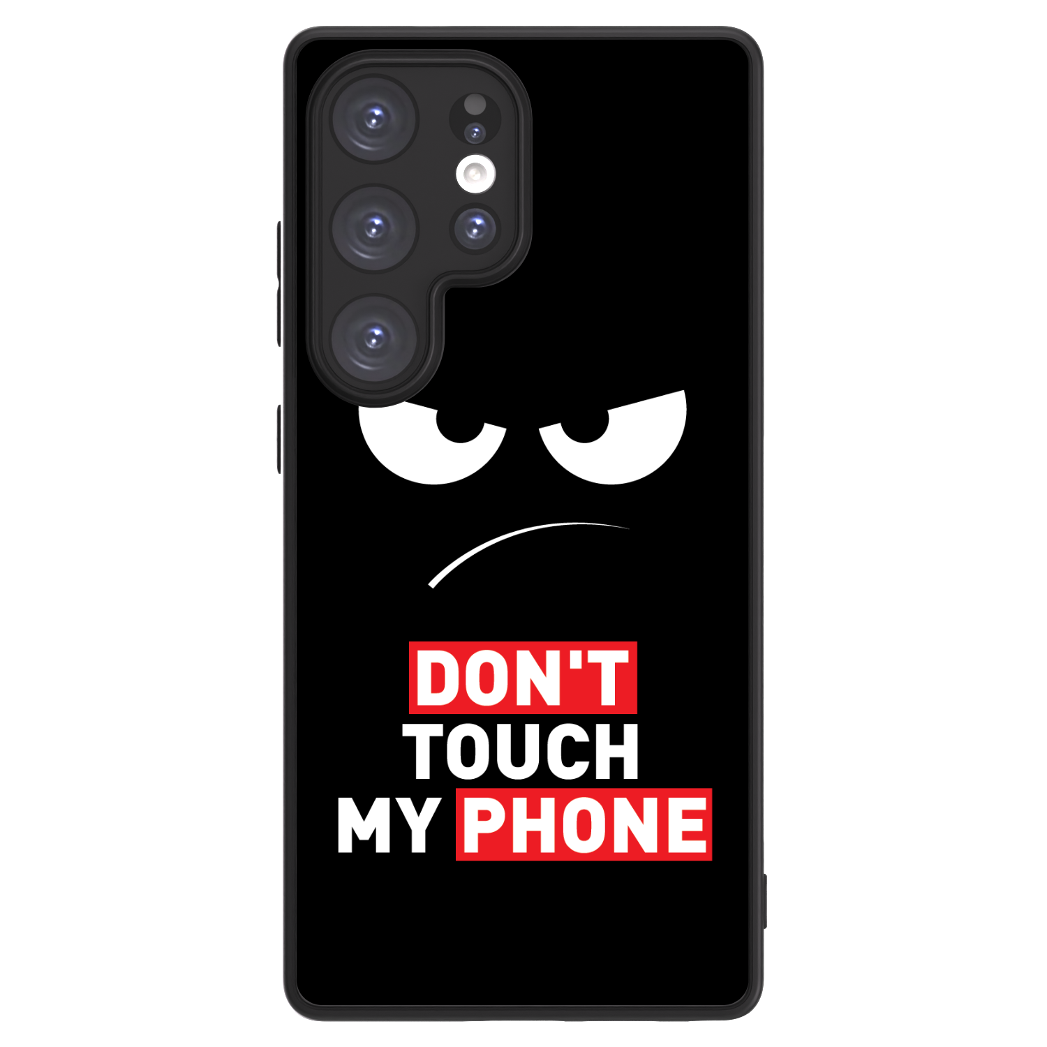 Picasee ULTIMATE CASE για Samsung Galaxy S25 Ultra 5G - Angry Eyes - Transparent