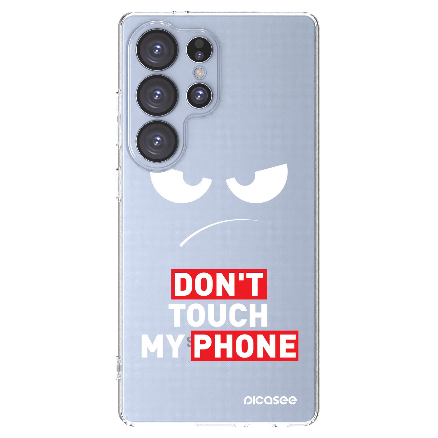 Picasee διαφανής θήκη σιλικόνης Samsung Galaxy S25 Ultra 5G - Angry Eyes - Transparent