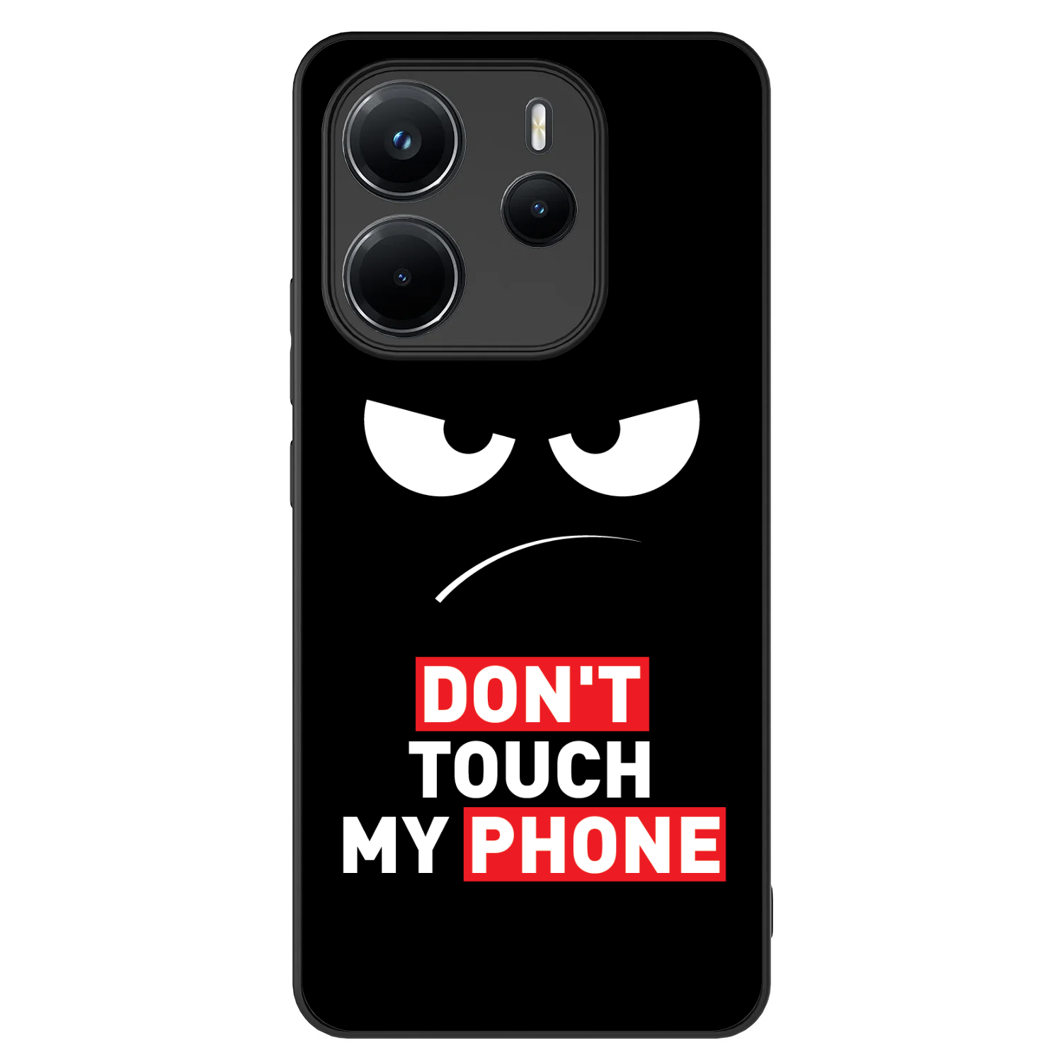Picasee ULTIMATE CASE για Xiaomi Redmi Note 14 4G - Angry Eyes - Transparent