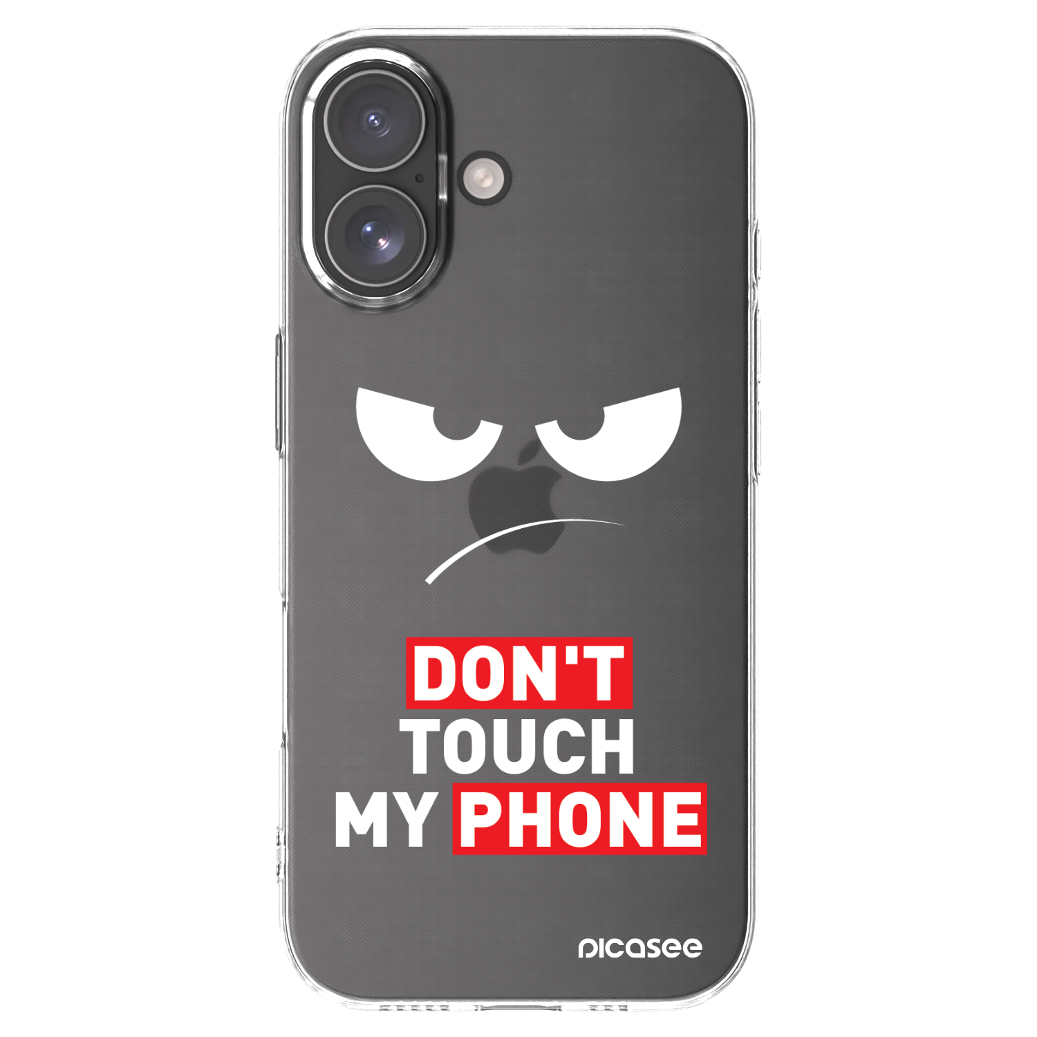 Picasee διαφανής θήκη σιλικόνης Apple iPhone 17 - Angry Eyes - Transparent