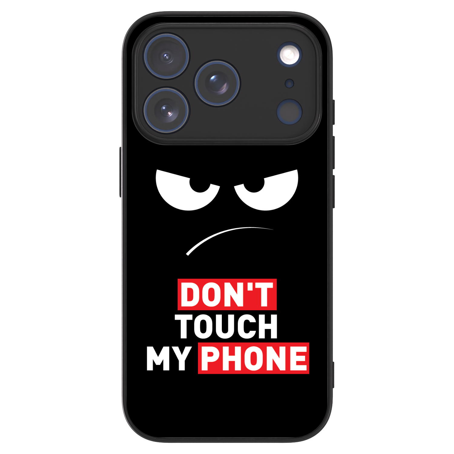 Picasee ULTIMATE CASE MagSafe pro Apple iPhone 17 Pro - Angry Eyes - Transparent