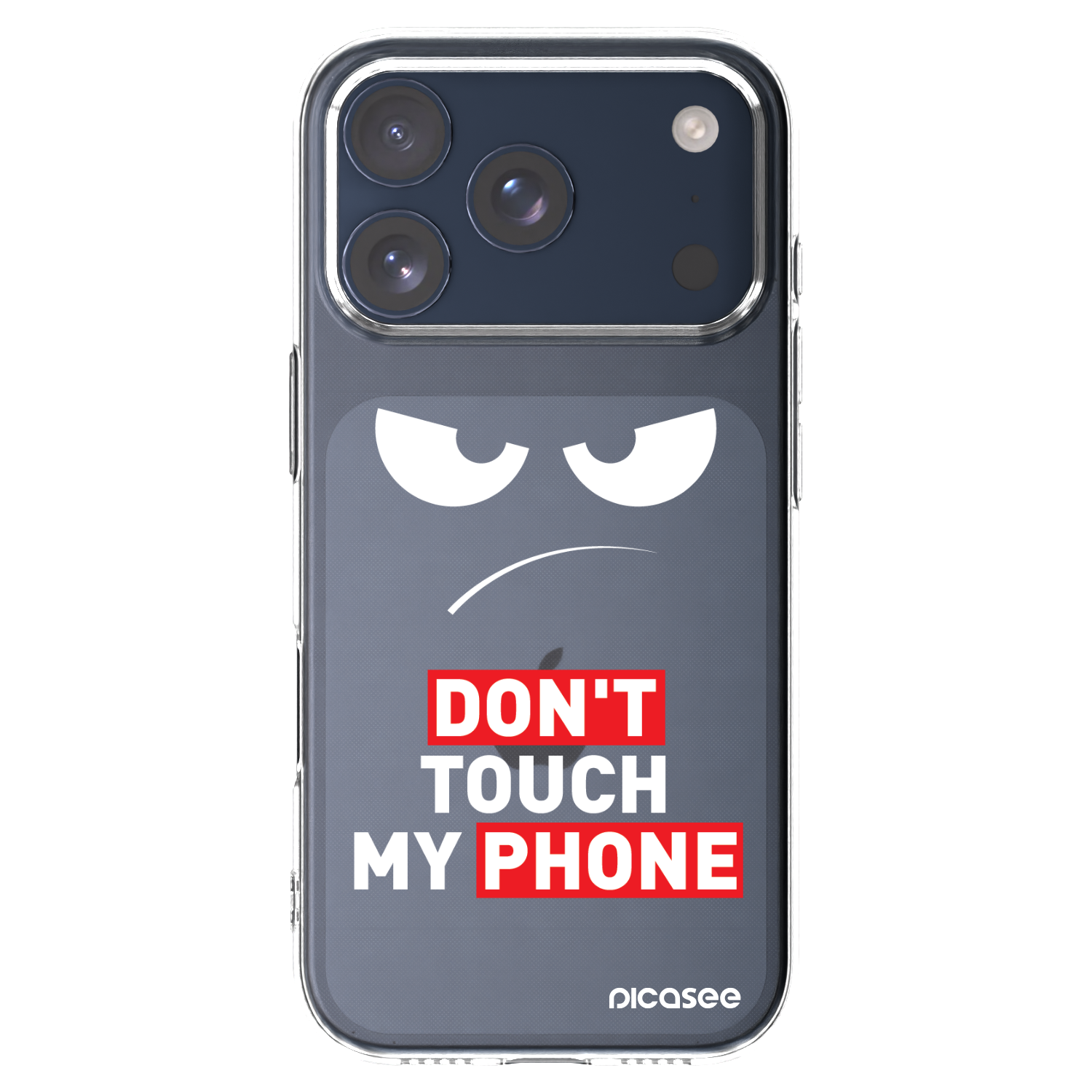 Picasee διαφανής θήκη σιλικόνης Apple iPhone 17 Pro - Angry Eyes - Transparent