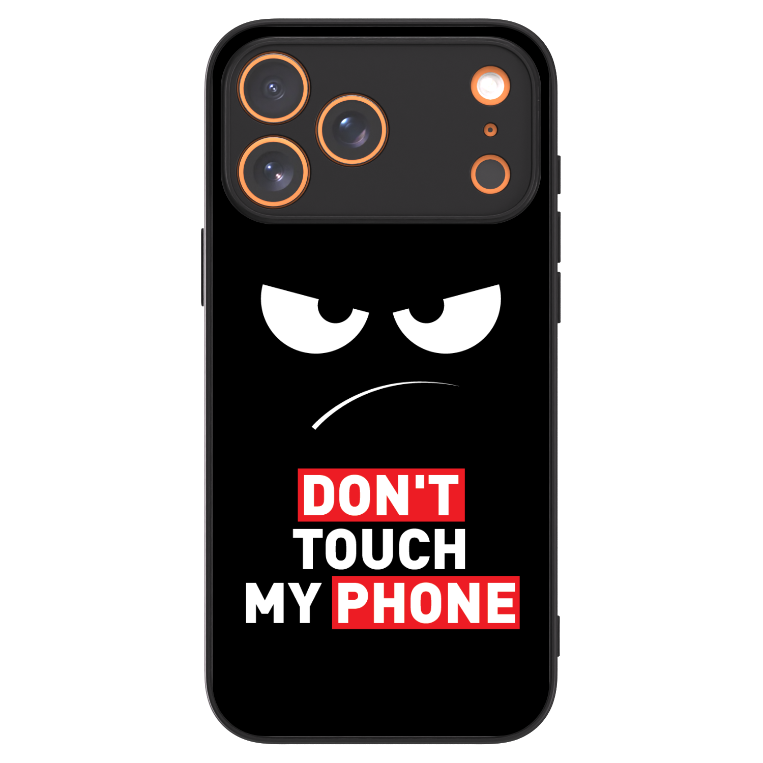 Picasee ULTIMATE CASE MagSafe pro Apple iPhone 17 Pro Max - Angry Eyes - Transparent