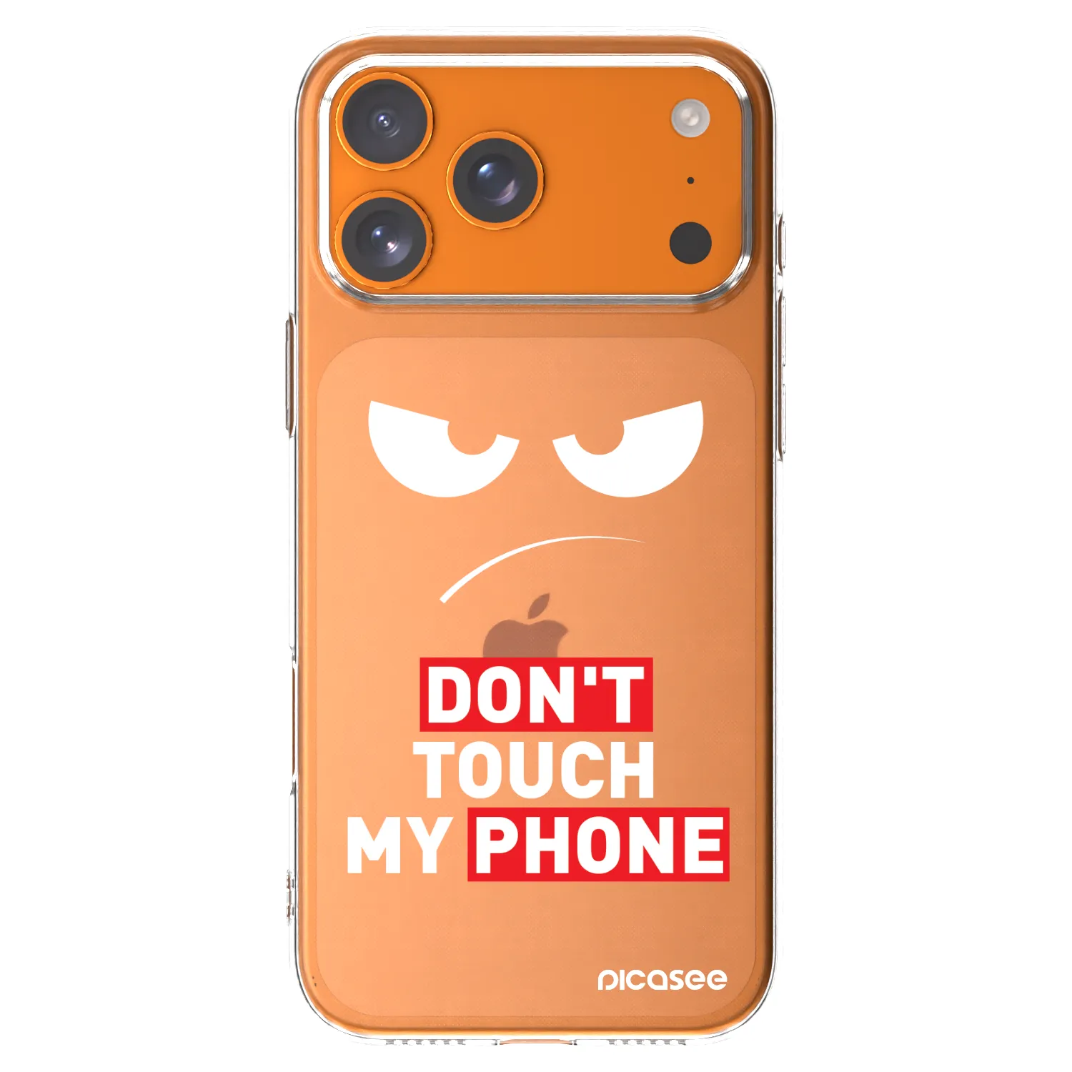 Picasee διαφανής θήκη σιλικόνης Apple iPhone 17 Pro Max - Angry Eyes - Transparent