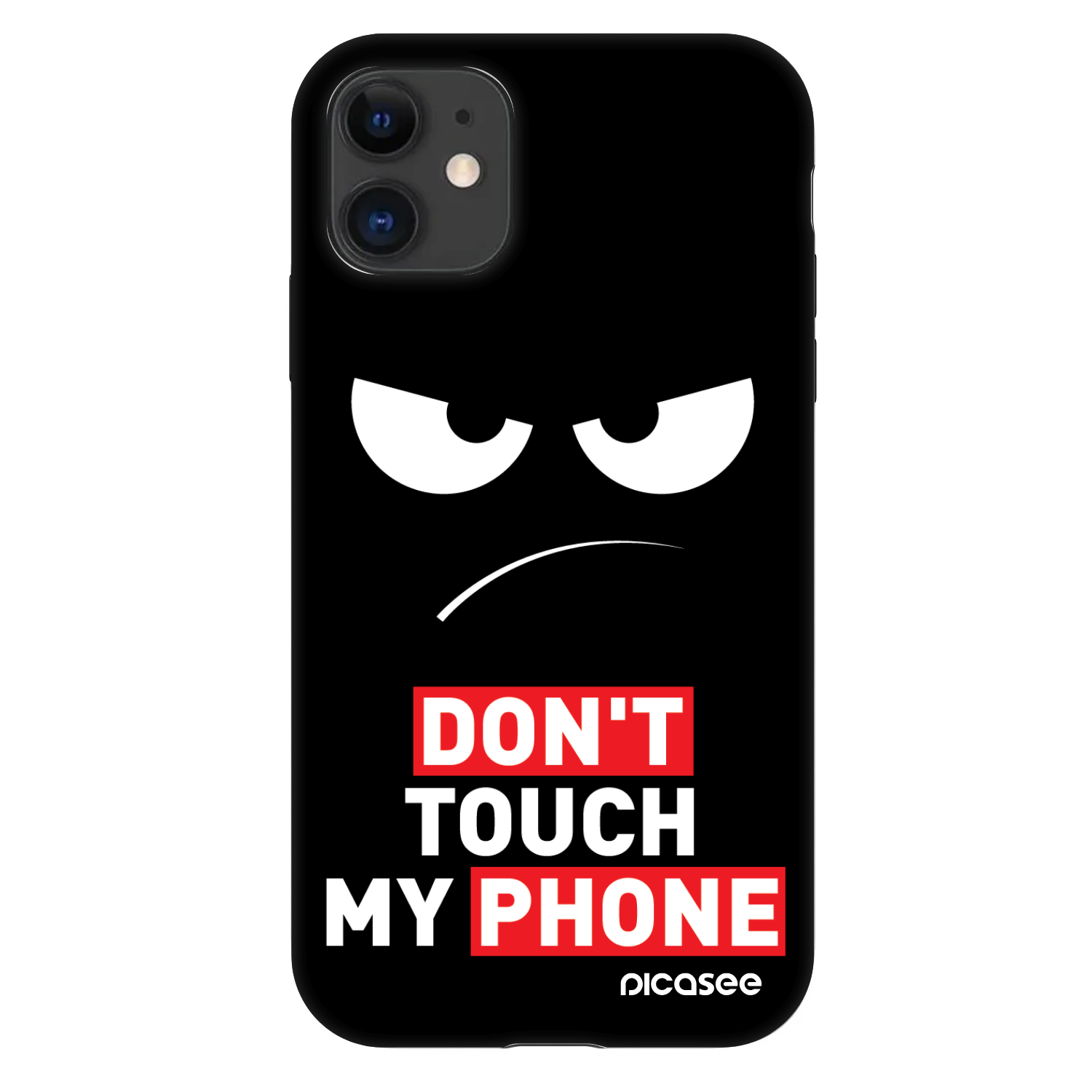 Picasee Fashion Case για Apple iPhone 11 - Angry Eyes - Transparent